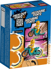 LEGO City Chicken Stunt Bike 60310 chicken-suit mascot invites imaginative stunt play