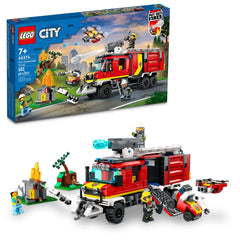 LEGO City Fire Command Unit with detachable center for immersive rescue play