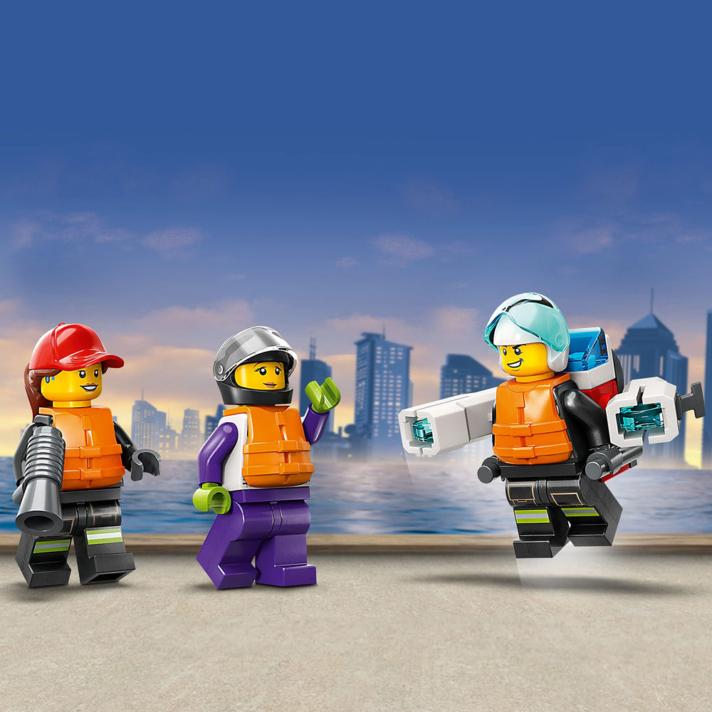 LEGO City Fire Rescue Boat 60373 build guide app view aids digital building