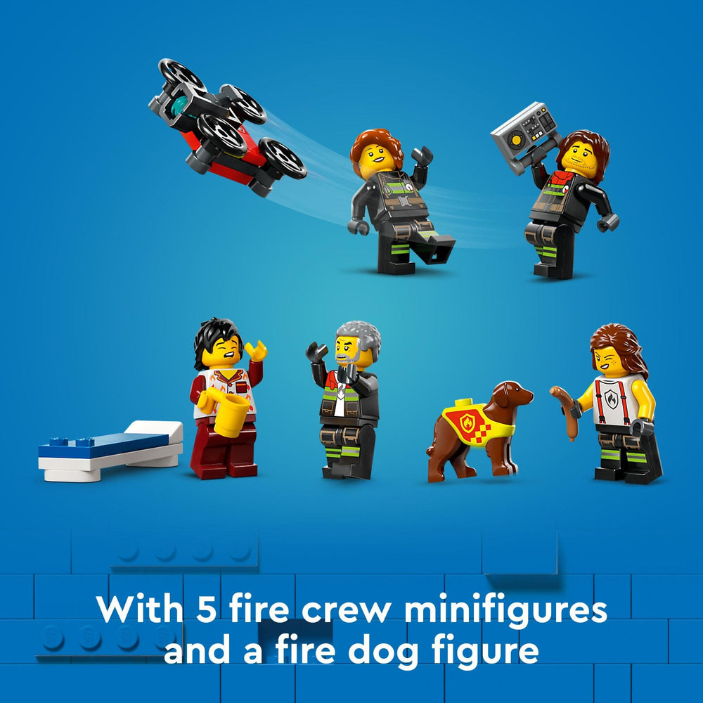 LEGO City fire dog figure adds playful companion during rescues