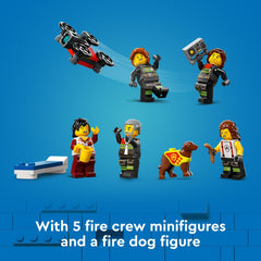 LEGO City fire dog figure adds playful companion during rescues