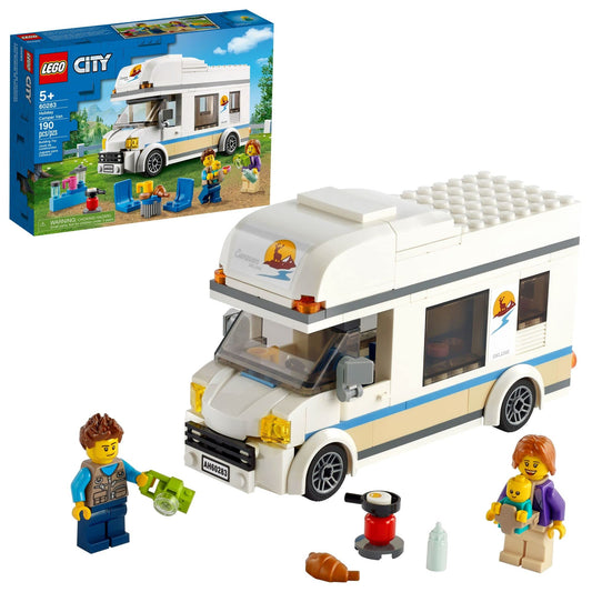 LEGO City Holiday Camper Van exterior view for family road-trip imagination