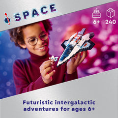 LEGO City Interstellar Spaceship drone-jetpack demonstrates transformation for action-packed missions