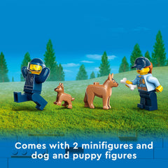 LEGO City 60369 includes clear building guide and app for creative construction.