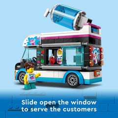 LEGO City Penguin Slushy Van serving window for interactive service play