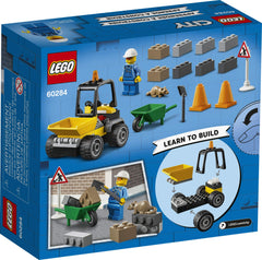 LEGO City Roadwork Truck 60284 roadworks sign for scene-setting and storytelling