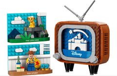 LEGO Classic Animation Scenes 40774 retro TV display for nostalgic display and play