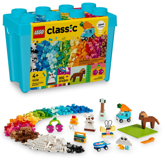 LEGO Classic horse brick model for imaginative play and storytelling.