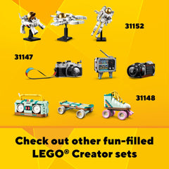 LEGO Creator 3-in-1 box with 420 pieces supports creative building play.
