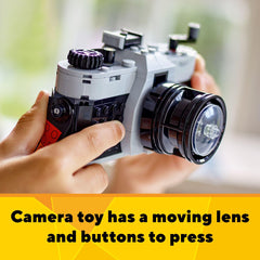LEGO Creator 3-in-1 Retro TV toy, antenna detail inspires imaginative display.