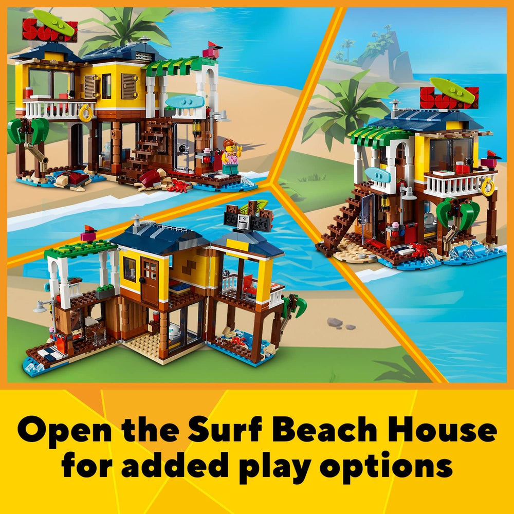 LEGO Creator 3in1 Sea turtle brick adds coastal detail to adventures.