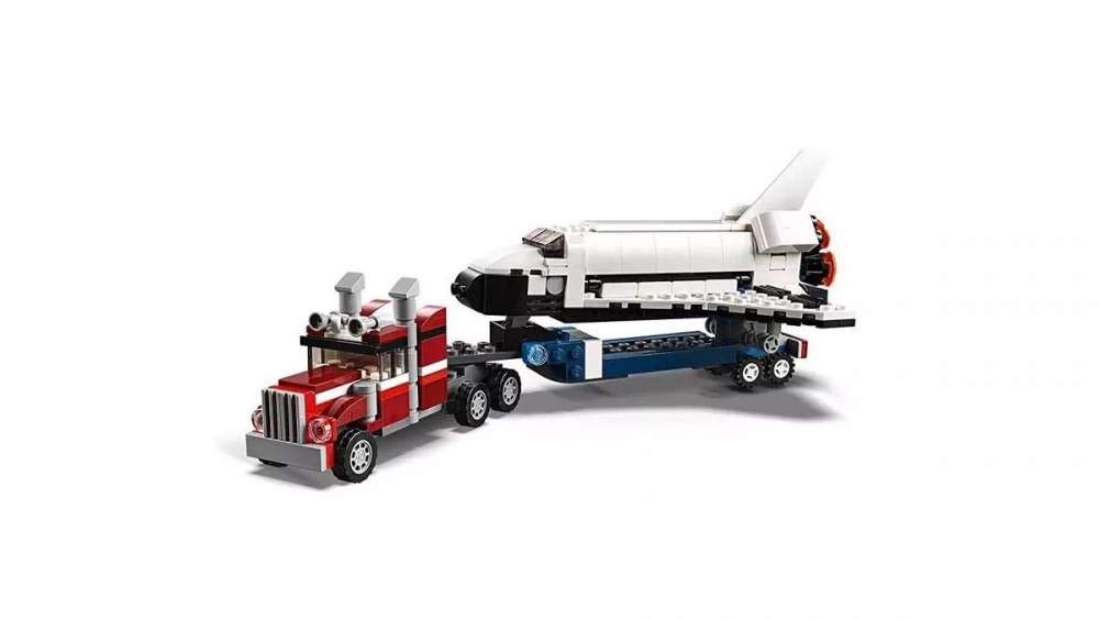 LEGO Creator 3in1 Shuttle Transporter helicopter build image for aerial transport ideas.