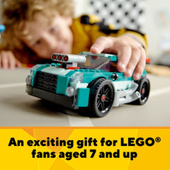 LEGO Creator 3in1 Street Racer three models offer flexible play