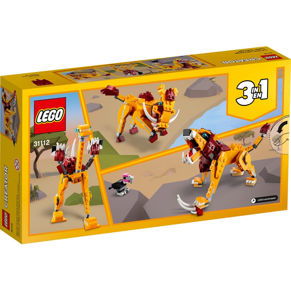 LEGO Creator 3in1 Warthog model with movable head and legs for adventures.