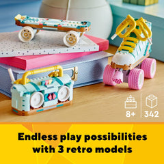 LEGO Creator Boom Box Radio model with nostalgic display and play