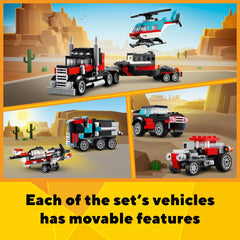 LEGO Creator fuel truck model for imaginative service play