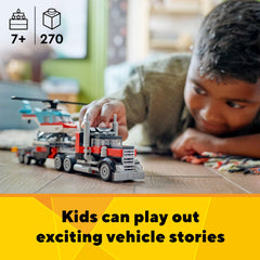 LEGO Creator helicopter rotor blades in motion enhancing pretend flight