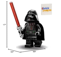 LEGO Brick People Tile included with Vader figure for display details