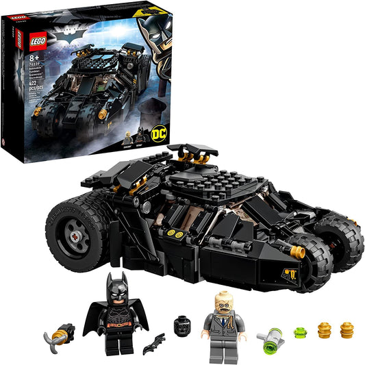 LEGO DC Batman Batmobile Tumbler front view for dynamic display and play.