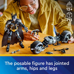 LEGO Batman Bat-Pod bike features two stud launchers for scenes