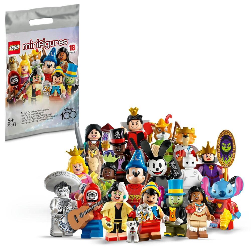 LEGO Disney 100 Mickey Apprentice Sorcerer minifigure for display and collection