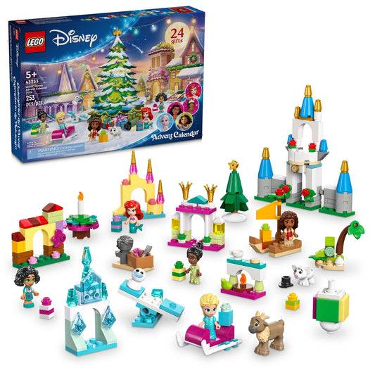 LEGO Disney Advent Calendar 2024 front box showing festive surprises for daily imagination