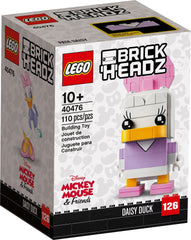 LEGO Daisy Duck BrickHeadz with bow detail for charming desk display