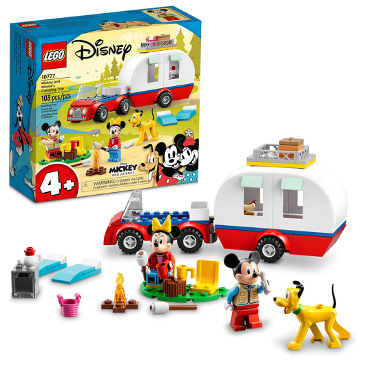 LEGO Disney Mickey and Minnie camping van inspires imaginative play and family camping adventures
