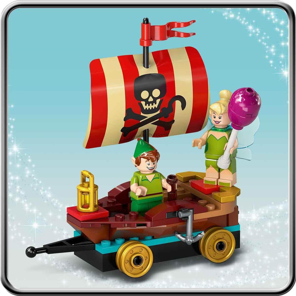 LEGO Disney minifigures Peter Pan for adventurous role-play and magic.