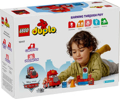 Lightning McQueen engine piece encourages familiar Cars-themed play and role-play