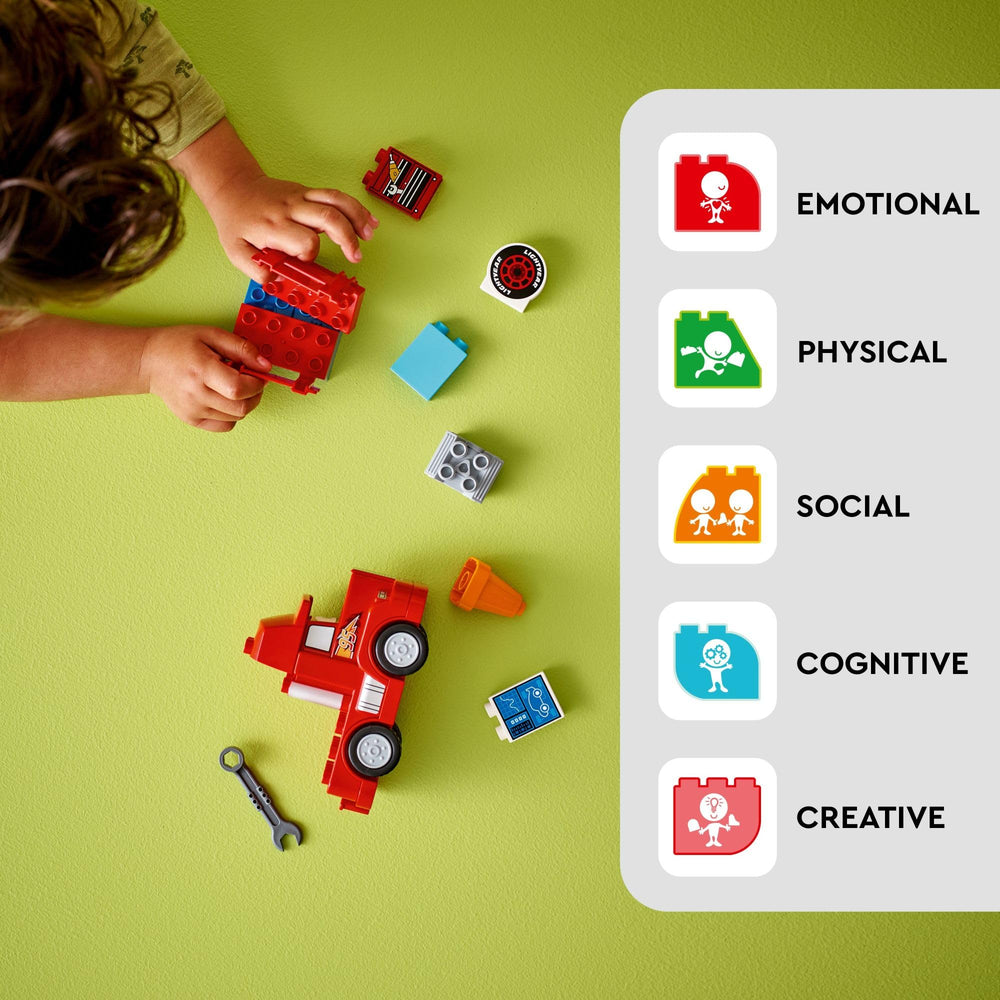 Engine brick enables kids to mimic engine checks for hands-on learning