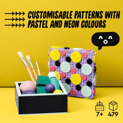 LEGO DOTS Big Box desk tidy supports creative storage and style.