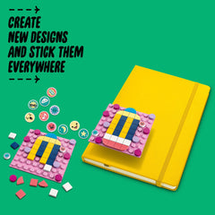 LEGO DOTS mosaic patches inspire kids to personalize phones and rooms