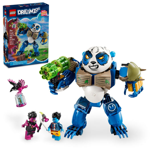 LEGO DREAMZzz Logan the Mighty Panda build session boosts creativity for kids.