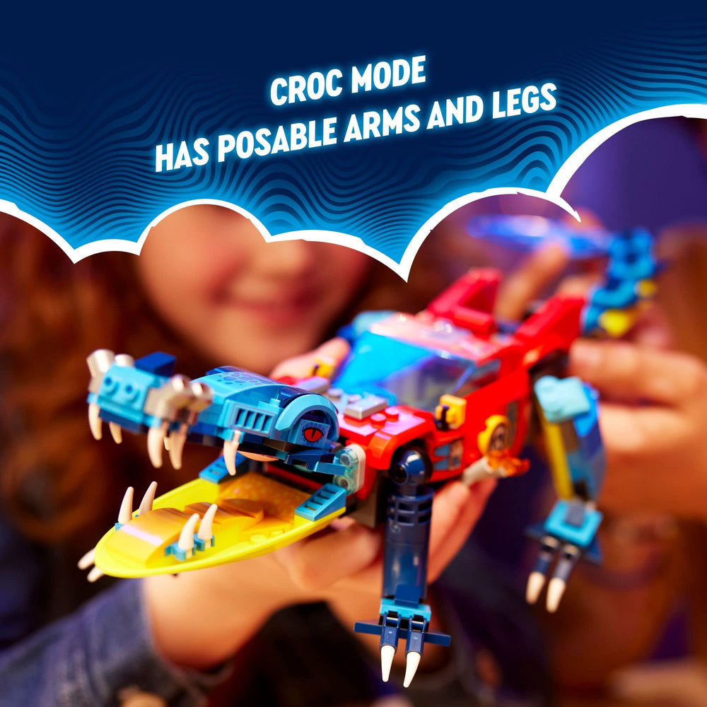 LEGO DREAMZzz Night Hunter figure with motorcycle enables suspenseful chases