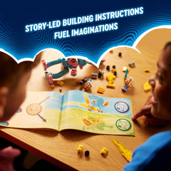 LEGO DREAMZzz story-led building instructions guide creative adventures.