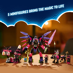LEGO DREAMZzz MadTeo minifigure unlocks twist-filled storytelling moments.