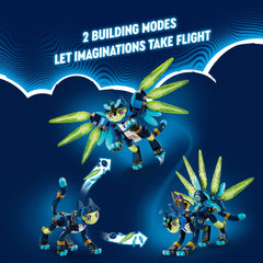 LEGO DREAMZzz Cat-Owl Cat-Peacock tail supports epic fantasy adventures
