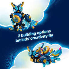 LEGO DREAMZzz Zoey's Time Owl wings: action-ready for dynamic flight adventures.