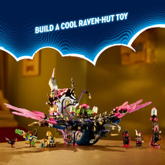 LEGO DREAMZzz Wings and feathers are posable for action-packed scenes.
