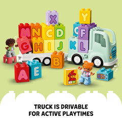 ABC book element from LEGO DUPLO Alphabet Truck invites early reading practice