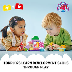 LEGO DUPLO café stand serving hatch promotes role-play and fine motor skills during snacks