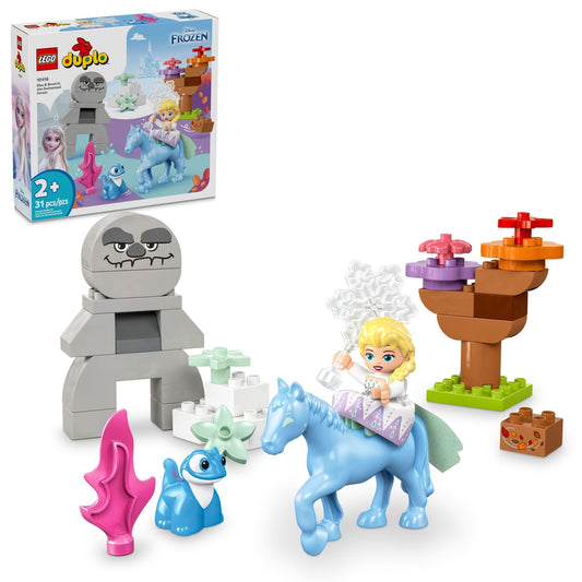 LEGO DUPLO Elsa minidoll in enchanted forest sparks imaginative play for toddlers