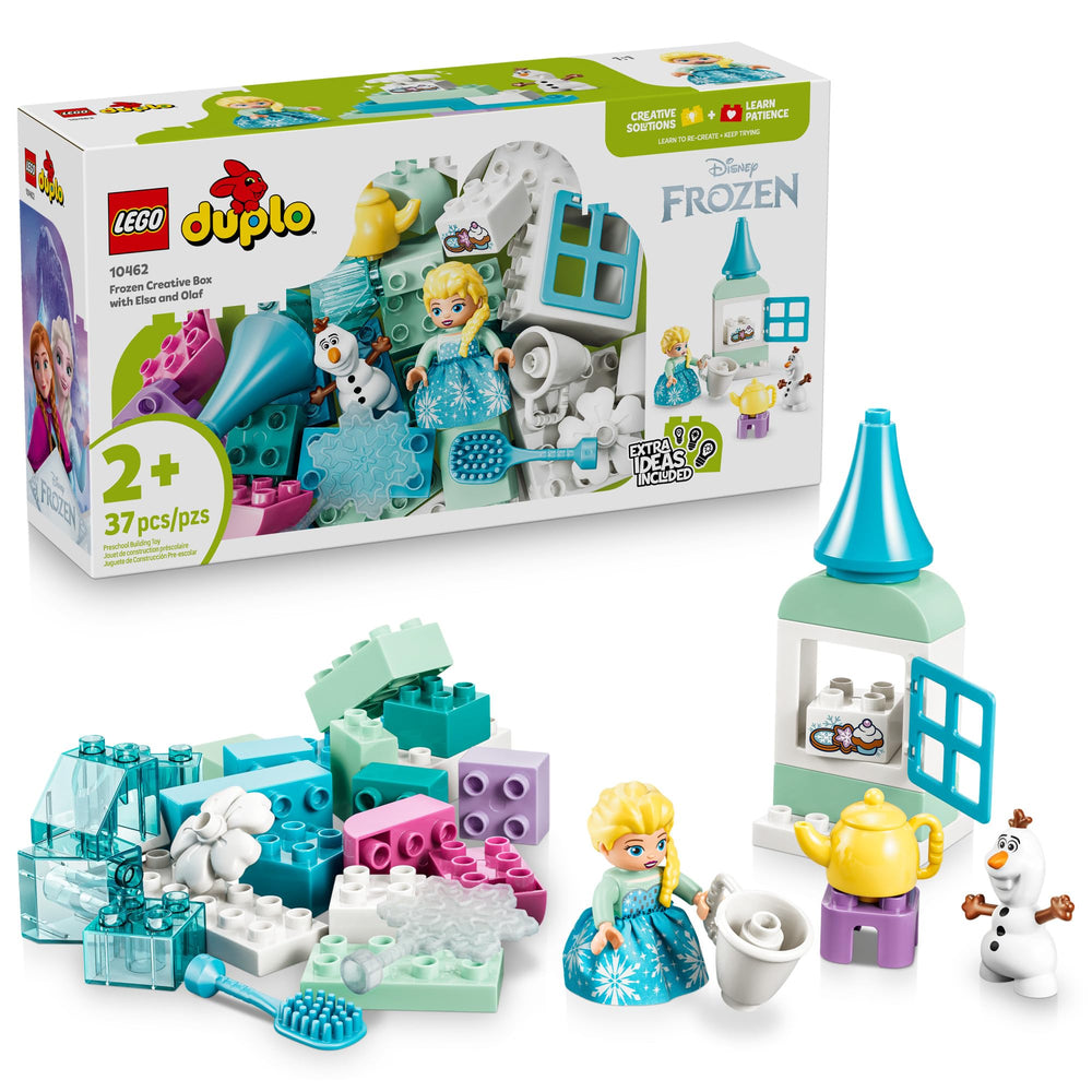 LEGO DUPLO front packaging showing Frozen set for easy gift choice
