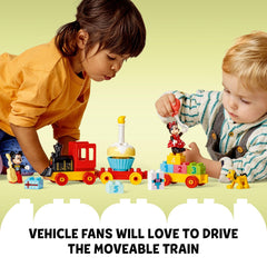 Number bricks for counting practice and bright stacking during playtime.