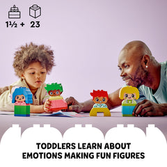 LEGO DUPLO four expressive characters encourage role play and emotional recognition