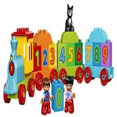 LEGO DUPLO Number Train number bricks 0-9 support early number recognition.