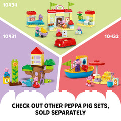 LEGO DUPLO Peppa Pig Birthday House dimensions help plan setup and space for play