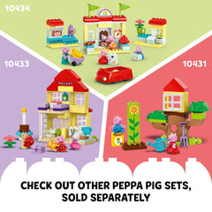 LEGO DUPLO Peppa Pig 23-piece set supports hands-on building and imaginative sequences.