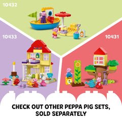 LEGO DUPLO Peppa Pig Supermarket figure set supports story-based play